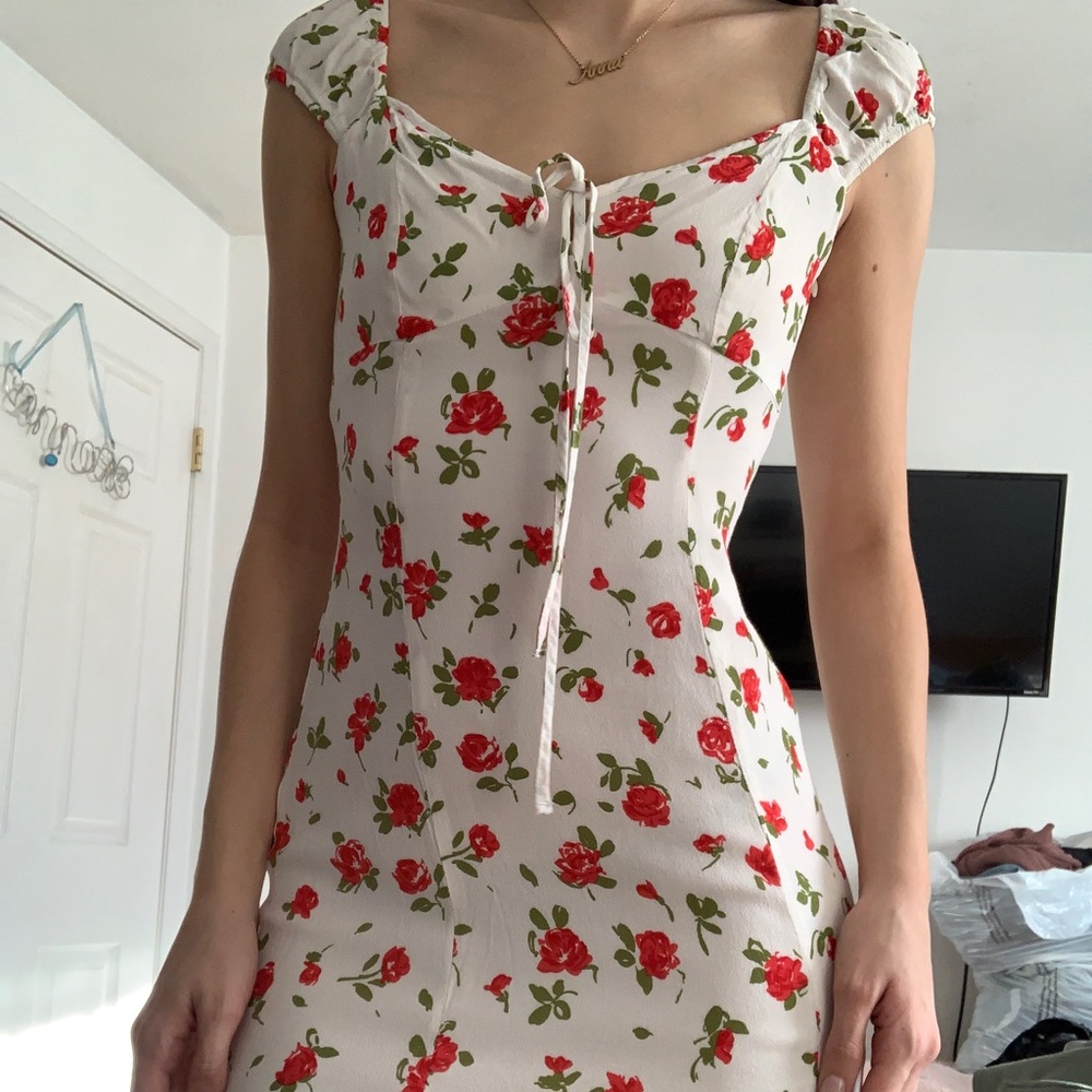Floral baby doll dress